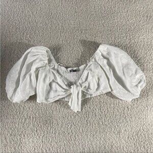 Zara large crop top